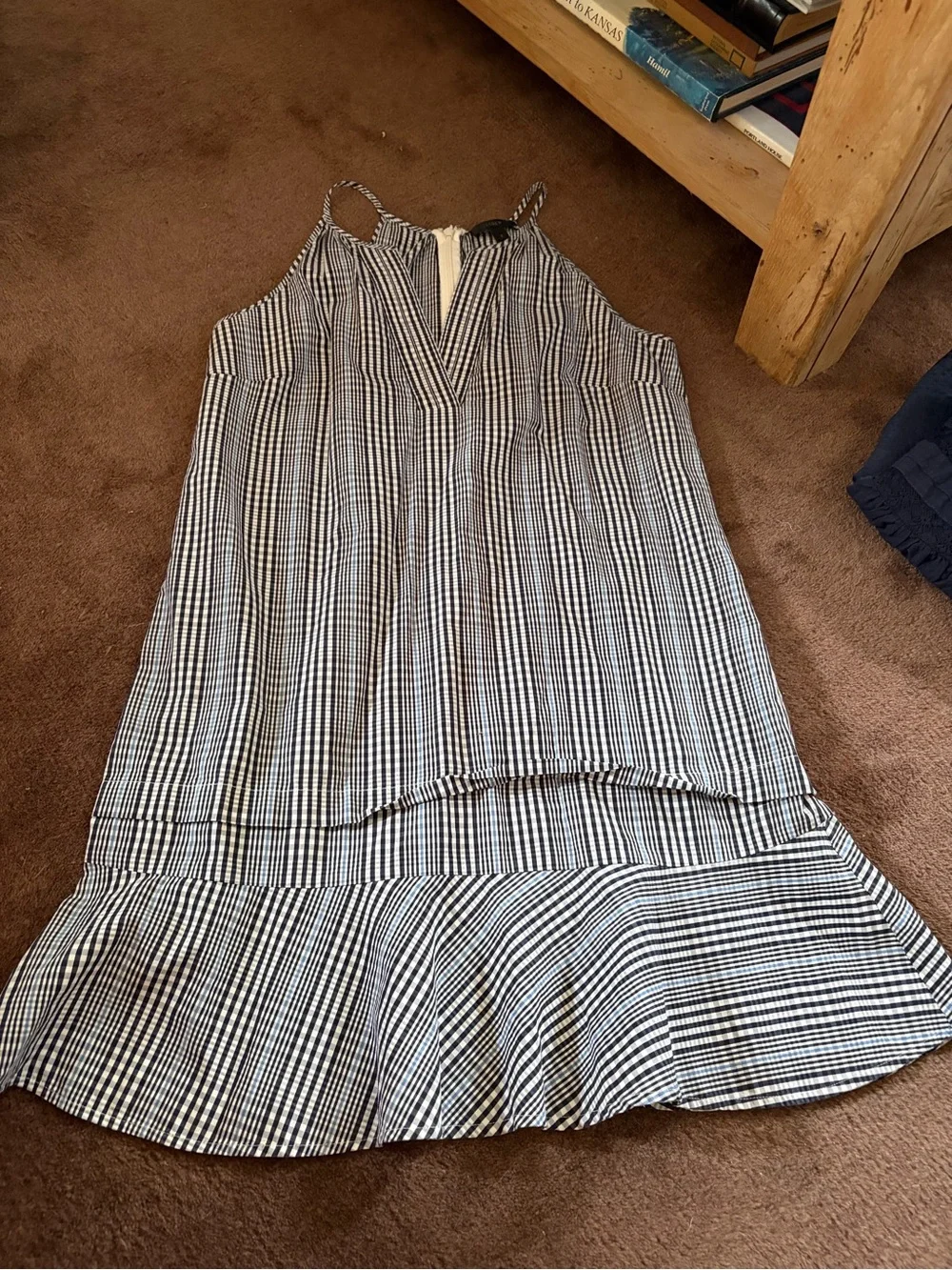 Cotton drop waist mini